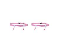 Ceinture réfléchissante pour numéro de course à pied - Rouge - 25 x 920 mm, Lot de 2 (rose 25 x 920 mm), 25x920mm, comme description