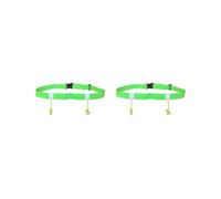 Ceinture réfléchissante pour numéro de course à pied - Rouge - 25 x 920 mm, Lot de 2 (vert 25 x 920 mm), 25x920mm, comme description