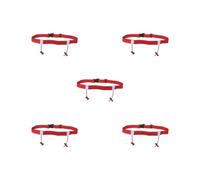 Ceinture réfléchissante pour numéro de course à pied - Rouge - 25 x 920 mm, Lot de 5 (rouge 25 x 920 mm), 25x920mm, comme description