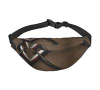 Ceinture réglable en forme d'épée de samouraï japonais, sac banane tendance résistant à l'eau, sac banane pour randonnée, voyage, course à pied, randonnée, cyclisme, noir, One Size