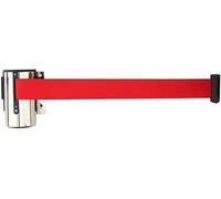 Ceinture rétractable à fixation murale, Stainless Steel Wall Mount, Line Dividers for Crowd Control, Belt Retractable