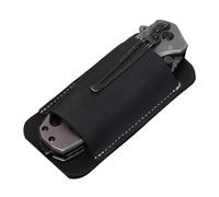 Ceinture rétro transportant Le Fourreau de Couteau en Cuir horizontalement, Fourreau de Couteau Horizontal, Fourreau Couteau en Cuir, étui Couteau à tirage Compact Fait à la Main, Noir