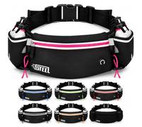 Ceinture Running Hydratation Course a Pied, Sac Banane Porte Gourde, Bouteille Accessoires Etanche Réfléchissant pour Trail Jogging Footing Randonnée Vélo