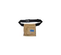 Ceinture-sacoche en daim 5 pochettes outils/clous - 220 x 220 mm