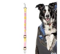 Ceinture sécurité chien Harnais gilet à boucle rétractable, élastique