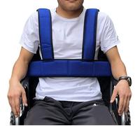 Ceinture Sécurité Fauteuil Roulant, Harnais Respirant Anti-Dérapant, Sangle Positionnement Patient