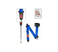 Ceinture Securon avant bleue 4 points - (Extra longue)