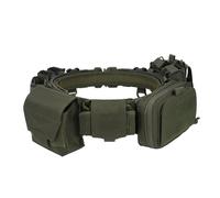 Ceinture Tactique en Tissu Oxford 1000D, Lot de 7 Pièces - Ceinture Tactique Multifonctionnelle de Sécurité Réglable à Dégagement Rapide(Green)