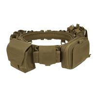 Ceinture Tactique en Tissu Oxford 1000D, Lot de 7 Pièces - Ceinture Tactique Multifonctionnelle de Sécurité Réglable à Dégagement Rapide(Tan)