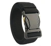 Ceinture Tactique Militaire Homme, Ceinturon Tactique, Ceinture Heavy Duty, Tissu Élastique Pour Randonnée, Camping, Golf, Chasse, Sports de Plein air Avec Boucle en Plastique à Dégagement Rapide