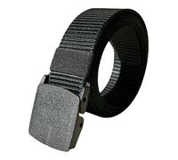 Ceinture tactique pour homme et femme - Ceinture en tissu avec boucle Cobra résistante - Ceinture de travail - Ceinture décontractée tactique - Ceinture réglable - Taille universelle, Noir , Adaptable