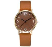 Ceinture tendance pour femmes sauvages décoration populaire avec montre décontractée en filet montre pour femme approuvée par les chemins de fer montres pour hommes, marron, taille unique