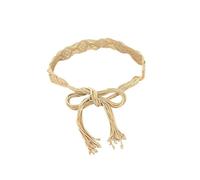 Ceinture Tissée 1 Pièce, Ceinture Vintage Pour Femme, Ceinture Décorative, Ceinture À Pompon, Ceinture Vestimentaire, Accessoires Vestimentaires