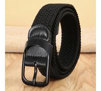 Ceinture Tissée Élastique En Toile Extensible Pour Hommes Et Femmes, Sans Trous,