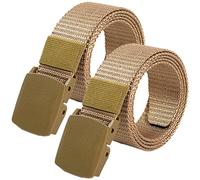 Ceinture tressée for Homme, Ceinture Tactique légère en Nylon, Taille jusqu'à 67 (Couleur : Bleu, Taille : 150 cm/59")(Khaki,170CM/67)