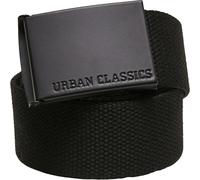 Ceinture Urban Classics coloured buckle canvas Noir L/XL