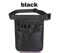 Ceinture utilitaire avec boucle à dégagement rapide réglable pour tours de taille 63,5 à 101,6 cm avec 8 poches pour outils et accessoires pour travailleurs de la santé (noir)