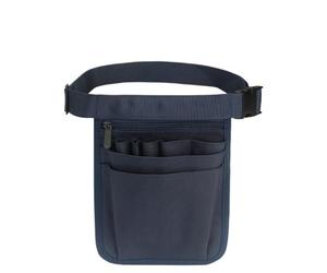 Ceinture utilitaire réglable avec 8 poches pour le rangement des outils, sac banane organiseur en nylon 900D pour soins infirmiers, dentaires et services professionnels, noir