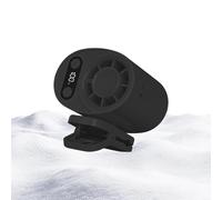 Ceinture Ventilateur - 100 Vitesses USB Rechargeable avec Écran Numérique | Mini Ventilateur Mains Libres | Pour Ceinture Sac Chemise Intérieur Extérieur École Maison Travail Voyage Marche Trajet