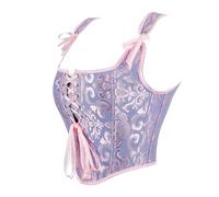 Ceinture ventrale pour femme - Sexy - Bretelles réglables pour un usage quotidien - Confort sans couture avec design jacquard - Jupe parfaite - Printemps, été, automne - Gainante gainante, Rose, XL