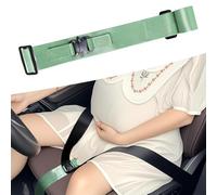 Ceinture Voiture Grossesse, Rallonge Ceinture De SéCurité,Ceinture Antichoc, Convient Aux Femmes Enceintes, Garantissant La SéCurité et Le Confort De Votre BéBé à NaîTre (Vert)