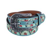 Ceinture Western À Imprimé Floral Longhorn Pour Femme Ariat