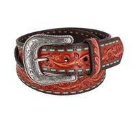 Ceinture Western En Dentelle Embossée Florale Pour Femme Ariat