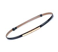 Ceinture - YC348 - Taille-M - Cuir PU - Élastique - Noir M