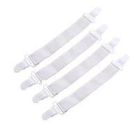 Ceintures De Draps De Lit - Fixage De Feuille De Lit | 4 Mattress Couvre Les Attaches avec Une Petite Boucle, Les Couvercles De Matelas Élastique, Les Bretelles De Porte-draps Réglables pour Le Co