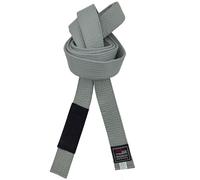 Ceintures de jiu-jitsu brésilien pour jeunes de moins de 16 ans, largeur 4 cm, pour enfants, blanc, gris, jaune, orange, vert, Gris, 280cm