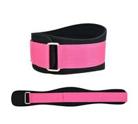 Ceintures de musculation for hommes et femmes, 1 pièce, noyau levage poids, soutien du bas dos, ceinture d'entraînement for le Fitness Pour Powerlifting(Rose red,M)