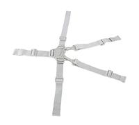 Ceintures de sécurité, Matériel de sécurité et de Confort Harnais 5 Points pour un Enfant pour une Poussette (Sangle 5 points bouton gris)