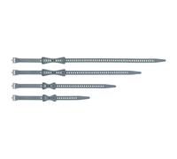 Ceintures de sécurité - set universel Sea to Summit Stretch-Loc Set - 20mm 4 Pack Couleur: gris