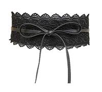 ?Ceintures des femmes souple en cuir PU ceinture Cinch Self Selfie Cravate autour de la taille de la ceinture de Boi Boho ceinture large ceinture