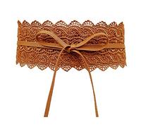 ?Ceintures des femmes souple en cuir PU ceinture Cinch Self Selfie Cravate autour de la taille de la ceinture de Boi Boho ceinture large ceinture