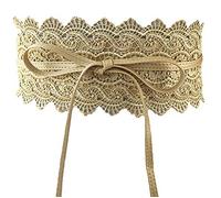 ?Ceintures des femmes souple en cuir PU ceinture Cinch Self Selfie Cravate autour de la taille de la ceinture de Boi Boho ceinture large ceinture