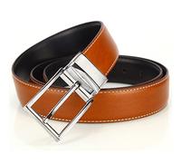 Ceintures en cuir, ceintures en cuir for hommes, ceinture en cuir for hommes avec boucle ardillon double face, ceinture for hommes décontractée et formelle avec boucle ardillon réglable, parfaite for