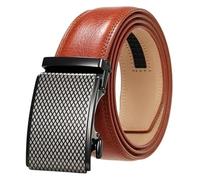 Ceintures en cuir, ceintures en cuir for hommes, ceintures à cliquet à boucle automatique for hommes, ceinture réglable en cuir classique for hommes d'affaires for robe, pantalons décontractés, taille