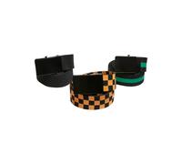 Urban Classics Ceintures Trio Jr – Lot de 3 Noir/Orange/Vert Taille L-XL