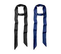 Ceintures habillées 2 pièces pour femmes, ZGDEIWGF, Noir, Bleu marine, Satin, Mariage, Demoiselle d'honneur, Accessoires de décoration de costumes