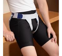 Ceintures Herniaires pour Hommes, Ceinture de Soutien pour Hernie Inguinale, Sangle Ajustable avec 4 Coussinets de Compression Amovibles, pour Hernies Inguinales Gauches ou Droites(X-Large)