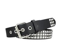 Ceintures noires punk pour femme - Ceinture punks en cuir, cloutée | Ceinture gothique multi-usage, pour soirée en boîte de nuit, usage , boucle épaisse, ajustement réglable, durable