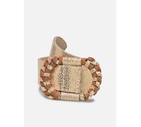 Ceintures Pieces PCTJANA LEATHER JEANS BELT FC pour Femme 85 Or et bronze