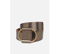 Ceintures Pieces PILJA LEATHER JEANS BELT 3,2cm pour Femme 85 Marron