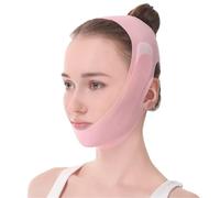 Ceintures tonifiantes pour le visage Bandage amincissant réutilisable for le visage, ligne en V, for femmes, ceinture de levage du menton et des joues, sangle massage facial, outils beauté(Pink)