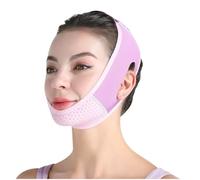 Ceintures tonifiantes pour le visage Bandeau facial léger en forme de V, confortable, amincissant, liftant, réglable, invisible, tonifiant(PURPLE)