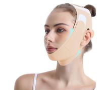 Ceintures tonifiantes pour le visage Lot de 3 bandages massage en V for le visage(Beige - 1pc)