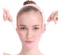 Ceintures tonifiantes pour le visage Lot de 3 bandages massage en V for le visage(Pink - 1pc)