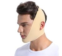 Ceintures tonifiantes pour le visage Masque amincissant for le visage, bandage, ceinture de soin for la peau, lifting, réduction du double menton, masque for hommes et femmes(L)