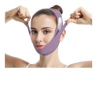 Ceintures tonifiantes pour le visage Masque facial ajustable en forme de V, bandage remodelant réutilisable, utilisé for resserrer le double menton(PURPLE)